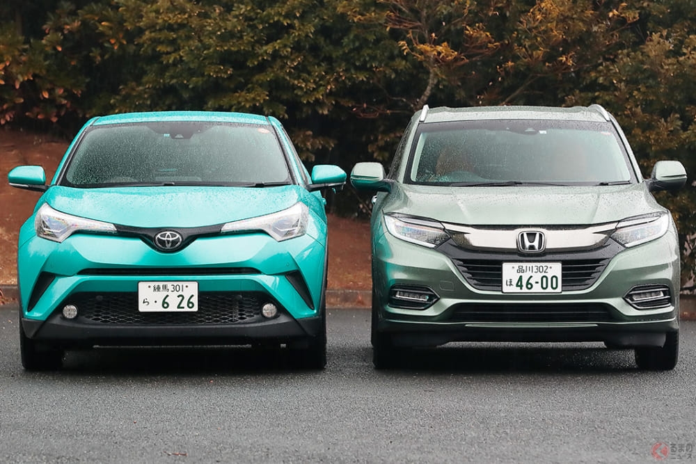 小型suvの頂上決戦 トヨタ C Hr とホンダ ヴェゼル の細かな違いとは くるまのニュース 自動車情報サイト 新車 中古車 Carview