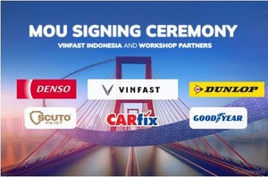 デンソーやダンロップなど5社と提携、インドネシアでEVサービス網拡充へ…ビンファスト