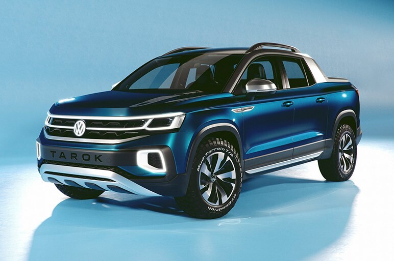 フォルクスワーゲン、ミドルサイズピックアップ「タロク コンセプト」を初披露