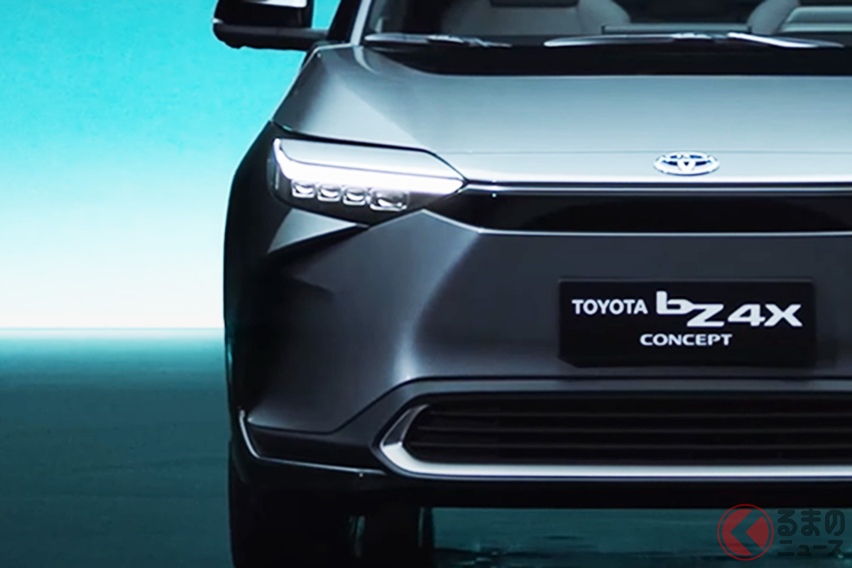 斬新さが好評 トヨタ新型suv Bz4x の外観に反響続出 好き嫌い真っ二つに分かれた部分は くるまのニュース 自動車情報サイト 新車 中古 車 Carview