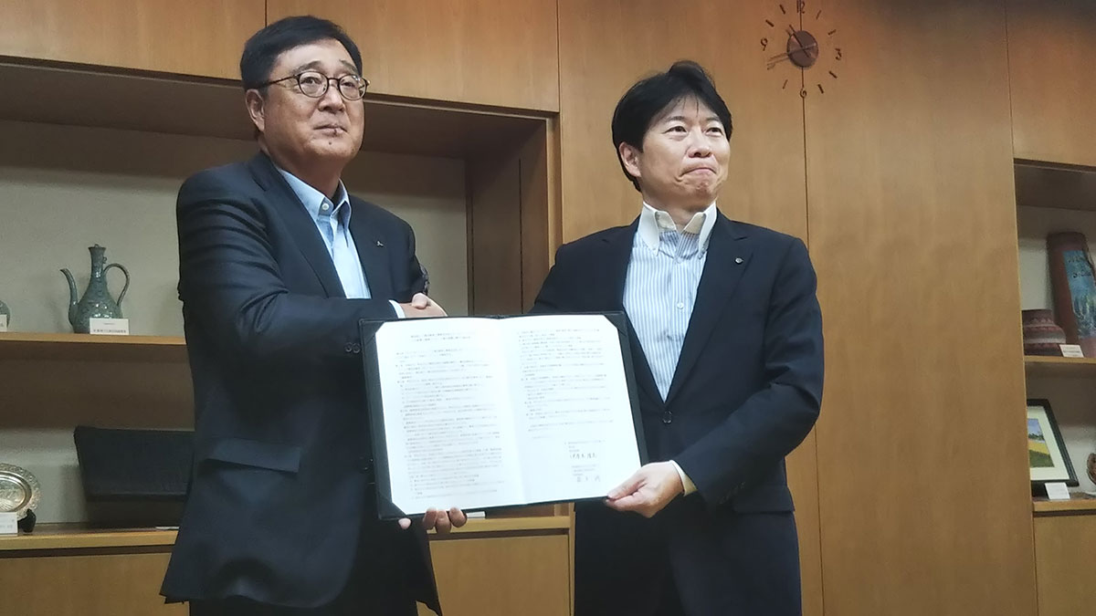 三菱自動車と岡山県が「EVシフトに対応した産業と地域づくり」で連携協定締結