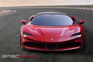 フェラーリ、プラグインハイブリッドスポーツ「SF90ストラダーレ」を発表　最高出力1000psを実現