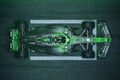 キック・ザウバー、F1スペインGP用スペシャルカラーリングを発表。ピクセルモチーフを取り入れたデザイン