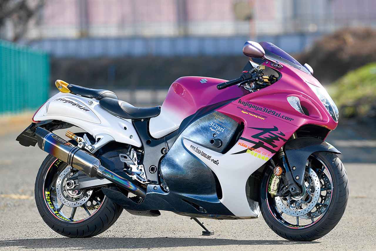ストライカーワークスhayabusa スズキ ハヤブサ 外観も機能も正常進化させて完成形へ導かれた1台 Heritage Legends Webオートバイ 自動車情報サイト 新車 中古車 Carview
