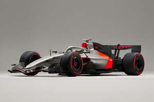 アウディがF1マシンのカラー&デザインプレビューモデル「R26コンセプト」を発表！