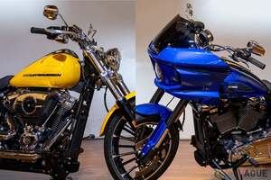 ハーレーダビッドソンが新型「ブレイクアウト」と「ローライダー ST」を日本で発表！ 大排気量のVツインエンジン搭載「人気のクルーザー」は何が進化した