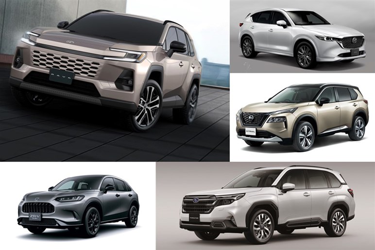 新型「RAV4」はミドルSUV市場で覇権を取れるのか？ ライバルと比べてみたら“トヨタの強さ”が浮き彫りに