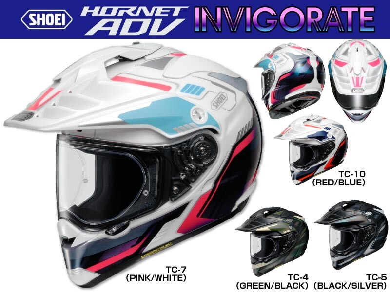 SHOEI ADVアドベンチャーヘルメット ホワイト クリアシールド HORNET ADV | OFF-ROAD HELMET｜ヘルメット SHOEI
