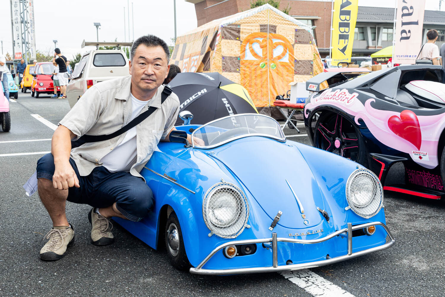 【専用です】 ヤマハの原付スクーターエンジンを搭載したポルシェ「356」!? 10