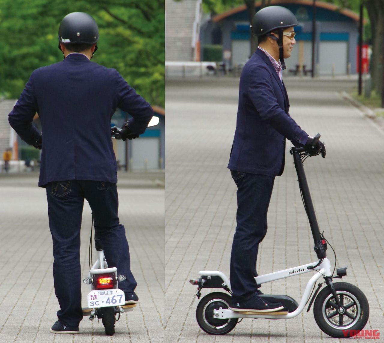 立ち乗り電動スクーター クロススクーター ロム 試乗レポート チョイ乗りが楽しい原付 Webヤングマシン 自動車情報サイト 新車 中古車 Carview