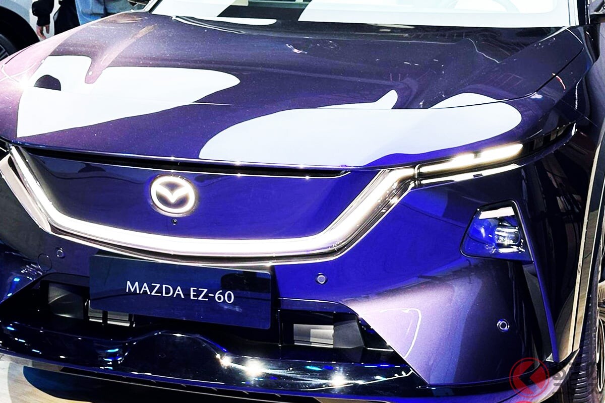 マツダ「新型SUV」詳細判明!? 9月発売の「EZ-60」新仕様とは？ 光るグリルがかっこいい！ BEV版、中国工信部から明らかに