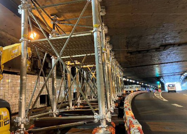 首都高C1の「霞が関トンネル」片側1車線規制 22日夜解除へ 当初予定より大幅短縮 もとは東電の工事事故