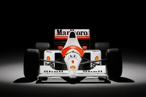 アイルトン・セナ、最初のブラジルGP優勝車『マクラーレンMP4／6』シャシーNo.1がオークションへ