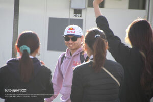 ヘリコプターで鈴鹿入りし、25分後にはテスト出走。超タイトスケジュールも「問題ない」と岩佐歩夢