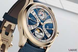 創業者ロジェ・デュブイ氏自身を讃える「オマージュ」――レマン湖を模したブルーに複雑機構を搭載した贅を尽くした一本とは