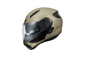 カブト、システムヘルメット『RYUKI』に新色“フラットコヨーテ”を追加。2024年5月下旬に発売