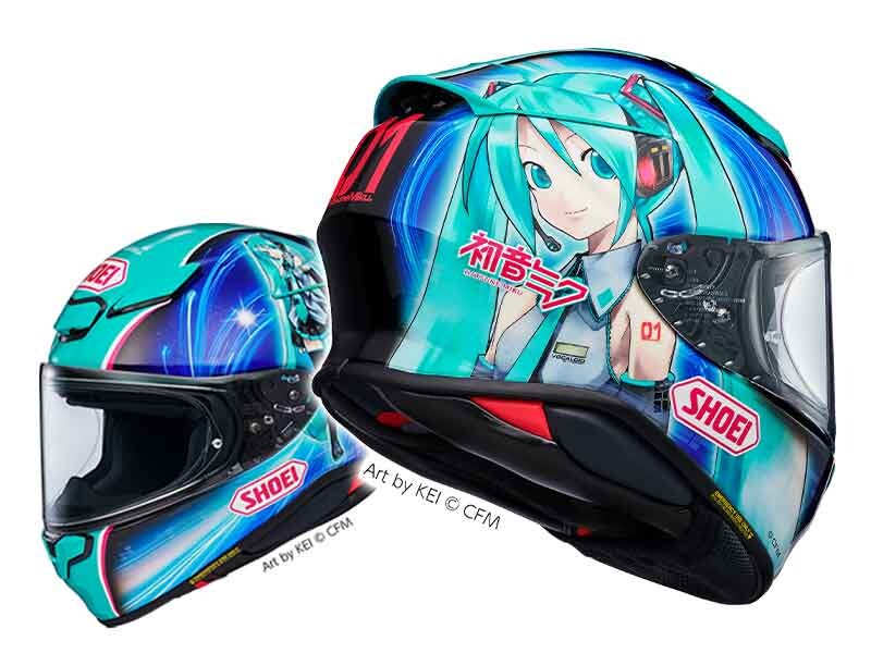 ショウエイ×初音ミク コラボモデル「Z-8 初音ミク」が受注期間