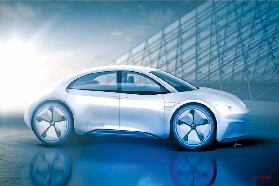 ビートル、4ドア「EV」として生まれ変わるか フォルクスワーゲン