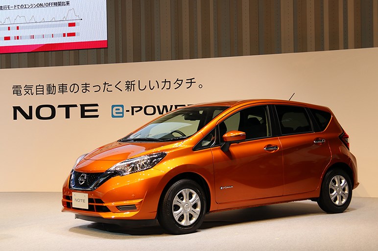 日産ノートが一部改良。新パワートレーン「e-POWER」追加で魅力アップ