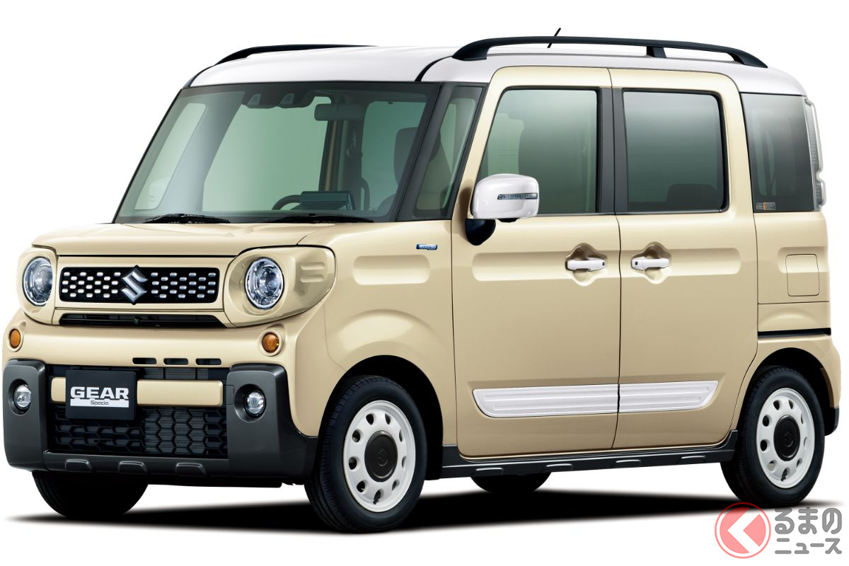 レトロなスズキ新型軽suv スペーシアギア マイスタイル 12月下旬発売へ ガンメタ抑えたオシャ仕様の姿とは くるまのニュース 自動車情報サイト 新車 中古車 Carview