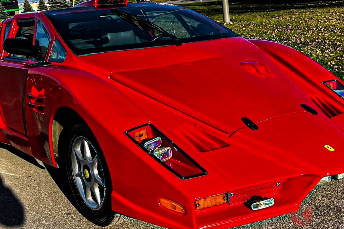 縮尺おかしい「フェラーリのような何か」出現！ アンダー100万円の「激レア謎マシン」！ 憧れが止まらない…「ニセ・エンツォ」とは