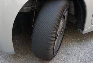 コンパクトカーやミニバンにも対応！ ソフト99の布製タイヤチェーン「モビルシュシュ」普通車サイズを拡充