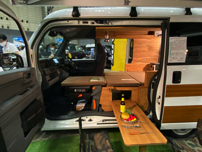 99万円から買えるシェル 30秒で組み立てられる本格ダイネット アイデア満載の超個性的な軽キャンパー4選 Dime 自動車情報サイト 新車 中古車 Carview