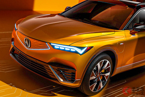 ホンダが新型「最強・最速SUV」世界初公開！ 「タイプS」もある斬新顔のアキュラ新型「ZDX」米で実車展示
