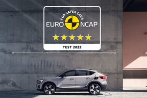 ボルボ「C40リチャージ」2022年ユーロNCAPテストで5つ星を獲得