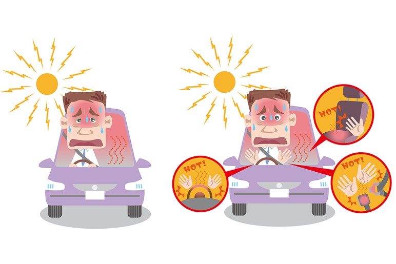 【今年も猛暑】たった3時間で55℃に。高温の車内に潜む危険性と、短時間で冷やす方法＆対策3選