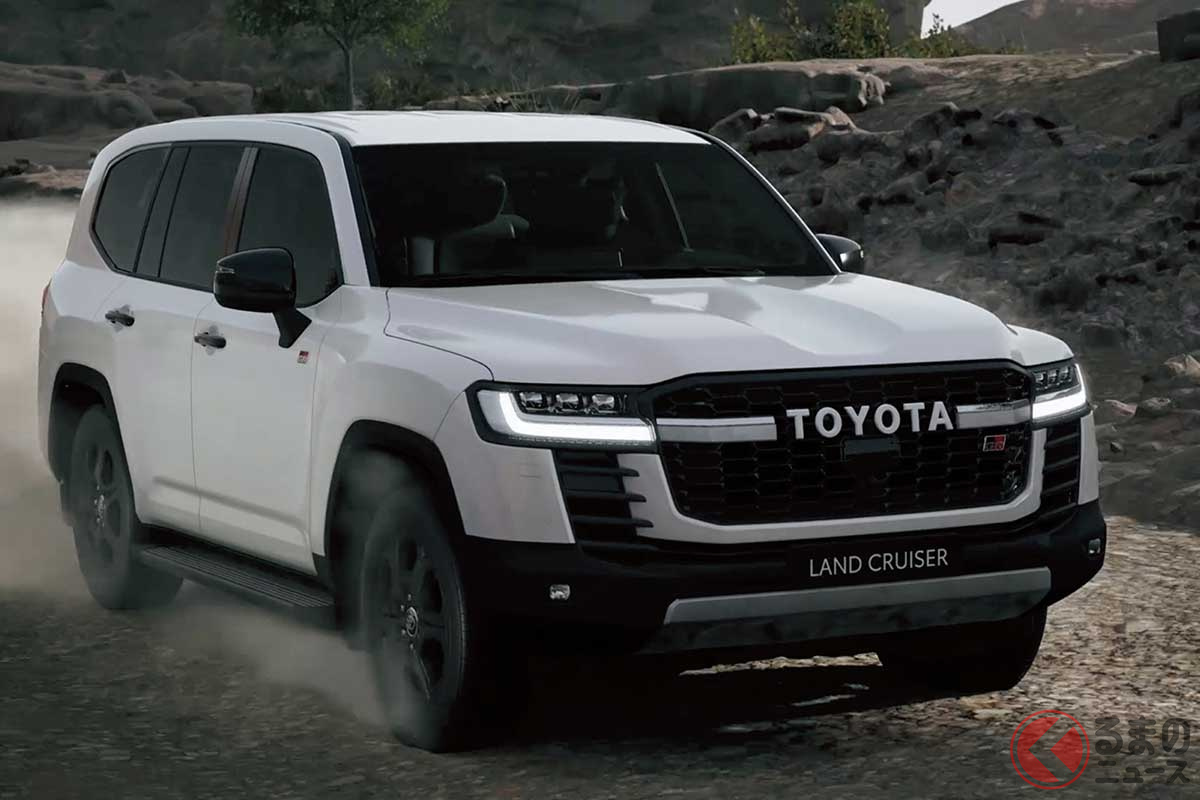 トヨタ新型 ランドクルーザー は無骨でカッコいい スポーティな Gr顔 が好印象 くるまのニュース 自動車情報サイト 新車 中古車 Carview