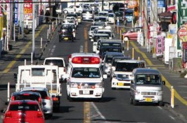 宮崎市内の「狭い国道10号」解消へ 西側バイパス「住吉道路」いよいよ測量開始 渋滞ポイントへ対策