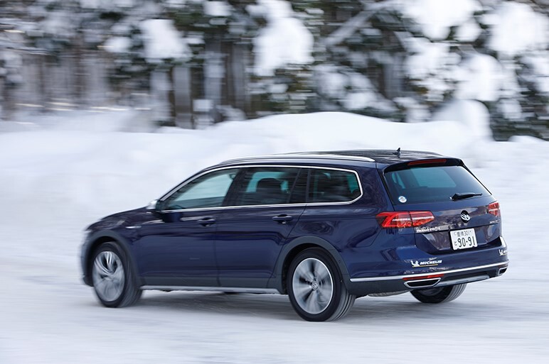 雪上で堅実な性格を改めて感じる　思いっきり安定志向のパサートオールトラックと地味なティグアン