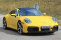 新型ポルシェ911（タイプ992）鮮明写真10枚　黄／銀／青　プロトタイプ3台