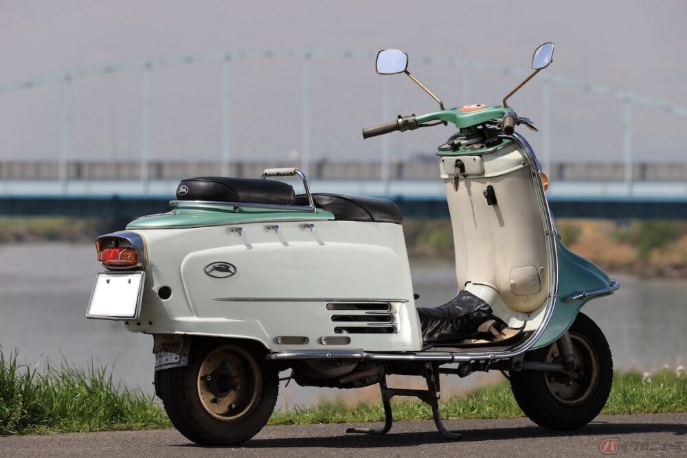富士重工 ラビット スクーター 鉄バイク 125cc