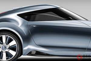 日産「次期型シルビア」じゃないの？ 全長3.7m級の「スポーツカー」  ロングノーズの斬新“ツルツル顔”がイイ！ パワフルで楽しそうな「エスフロー」とは