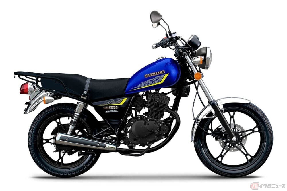 1980年代登場、今なお現役の長寿モデル!! スズキ「GN125」新型モデルをコロンビアで発表 フロントにABSを追加