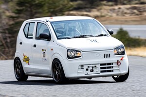 NAエンジンのスズキHA36型「アルトバン」をターボのワークス仕様に！ 東北660ターボGPでいきなりの大金星をあげる