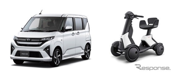 ダイハツ『ムーヴ』新型と歩行領域モビリティ「e-SNEAKER」、グッドデザイン賞獲得