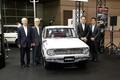 カローラ生誕50年を記念して初代モデルを展示。台数限定の特別仕様車も
