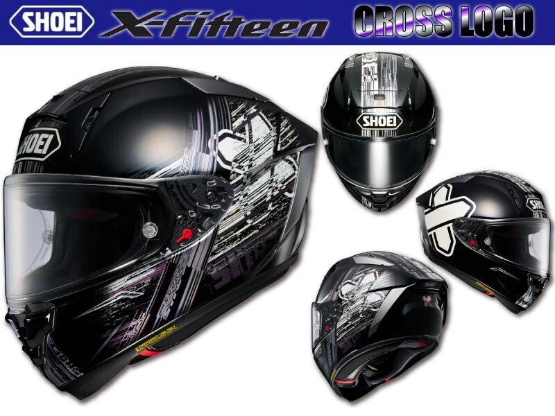 NEXT LINE ロゴをアシンメトリーにデザイン！ レーシングフルフェイス