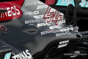 F1新車”雑感”解説：メルセデスW12。エンジンカウルの膨らみの意味は？