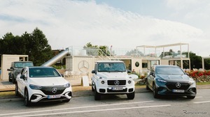 メルセデスベンツ、独リゾート島に夏季限定の電動車体験拠点…新型CLAやGクラスEVに試乗可能