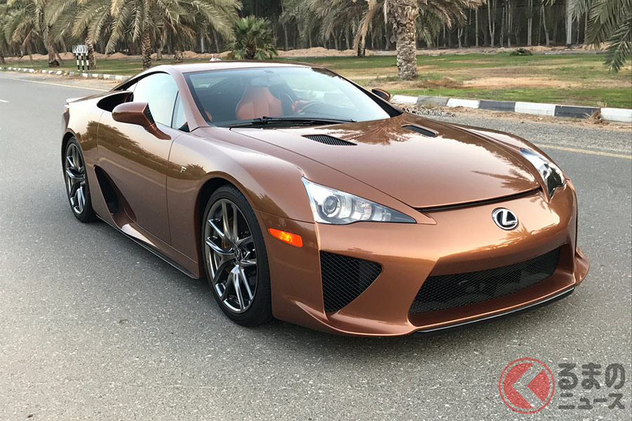 7000万円超えのレクサス Lfa 超ド派手カラーで中東に存在 くるまのニュース 自動車情報サイト 新車 中古車 Carview