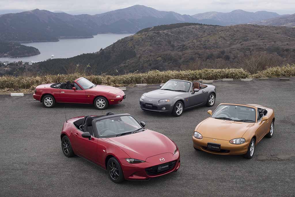 歴代ロードスターが勢揃いする光景は必見です マツダブースの出展車両が決定 ル ボラン カーズ ミート22 横浜 Le Volant Carsmeet Web 自動車情報サイト 新車 中古車 Carview