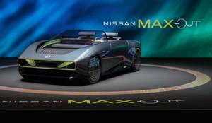 日産　EVコンセプトカー「マックスアウト」実車初公開　イベントで展示