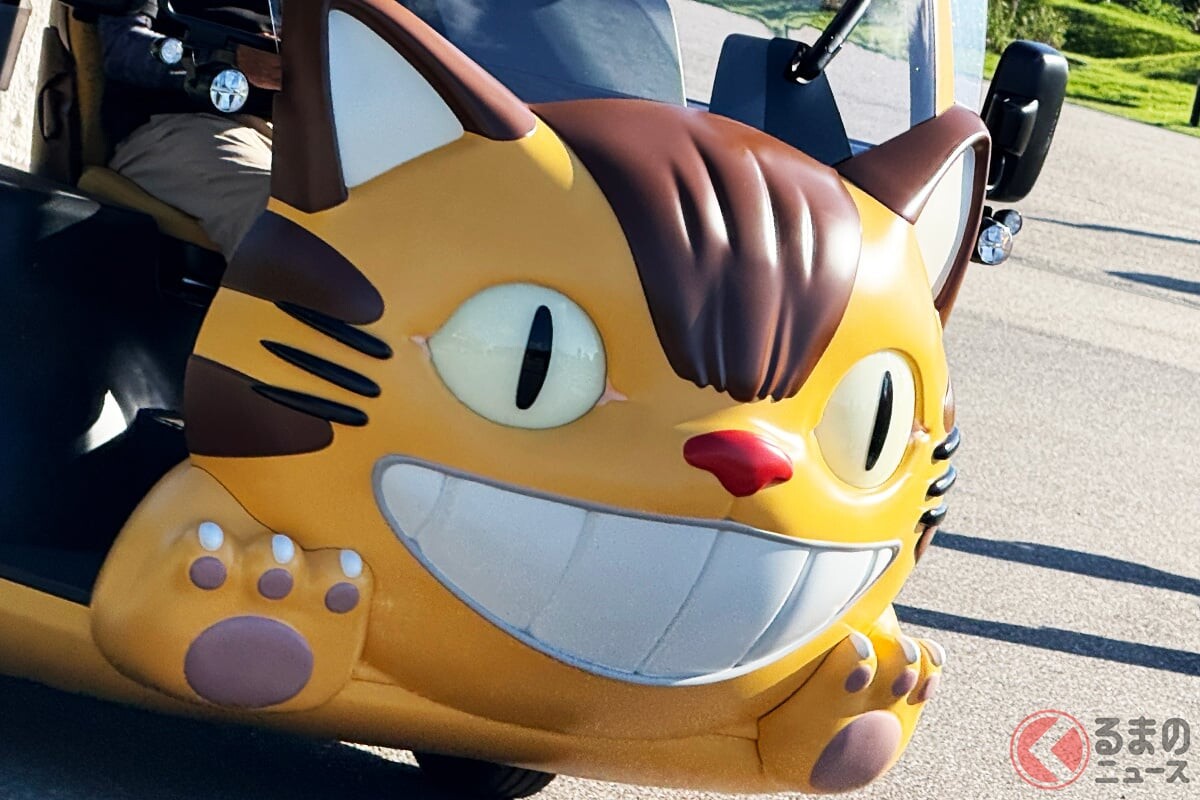 トヨタの「ネコバス!?」 ふかふかシートで思わずテンションMAX!? 愛知ジブリパークで乗れる「APMネコバス」とは
