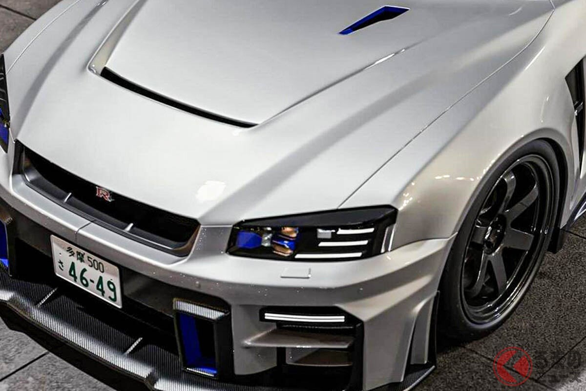 新型「“R36”GT-R」まもなく登場か!?  4.1リッターV6搭載で1000馬力発揮!? 旧型デザイン採用の「和製スーパーカー」生産状況を公開