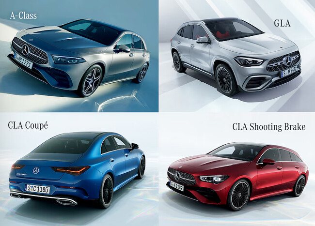 標準装備のアップグレードを図ったメルセデス・ベンツAクラス／CLA／CLAシューティングブレーク／GLAの新グレード「Urban Stars」が登場