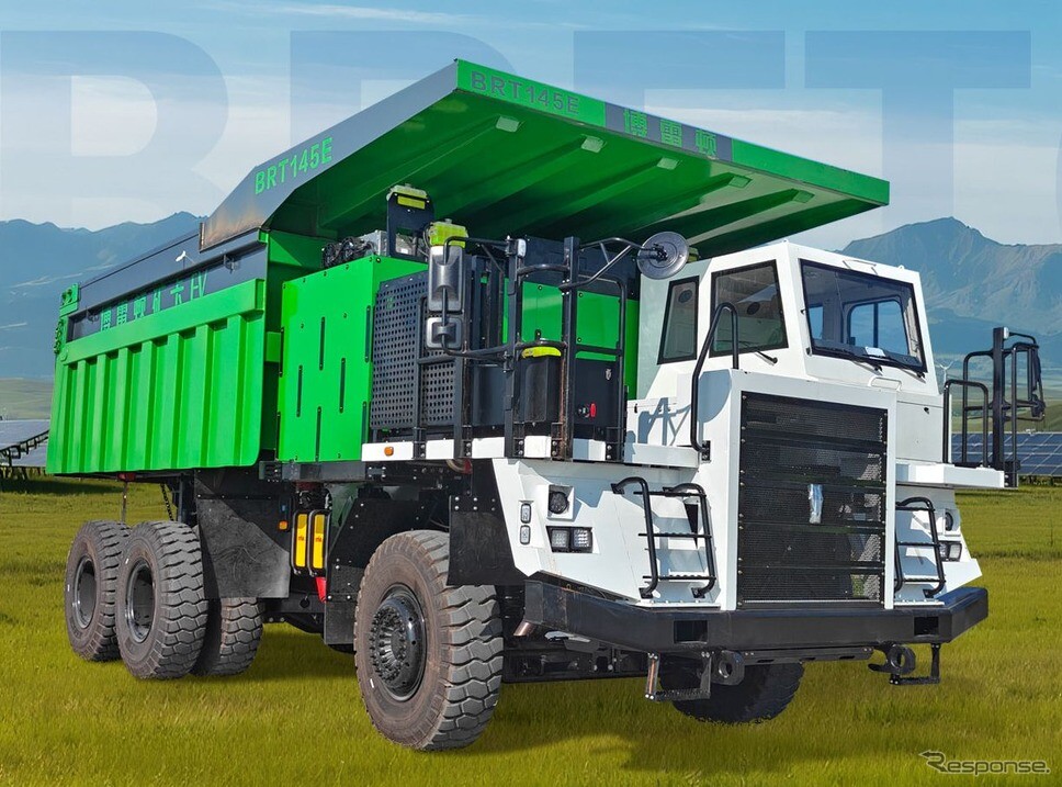 自動運転EV鉱山トラック「9M145E」発表、手動運転を上回る運用効率を実現…中国Breton